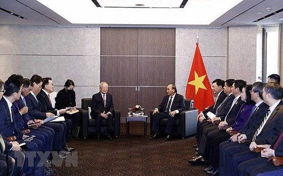 chu tich nuoc khuyen khich cac tap doan han quoc dau tu quy mo lon vao viet nam