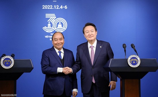 viet nam chinh thuc tro thanh doi tac chien luoc toan dien cua han quoc