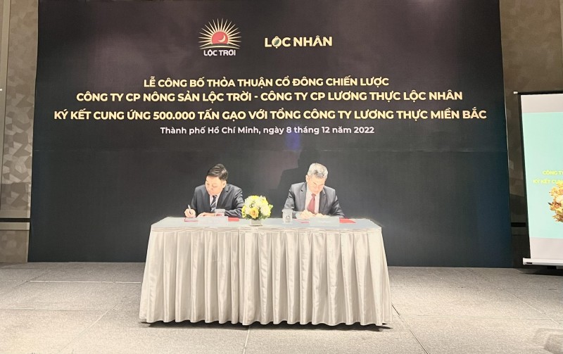 Lộc Nhân ký kết hợp tác cung ứng 500.000 tấn gạo với Vinafood1