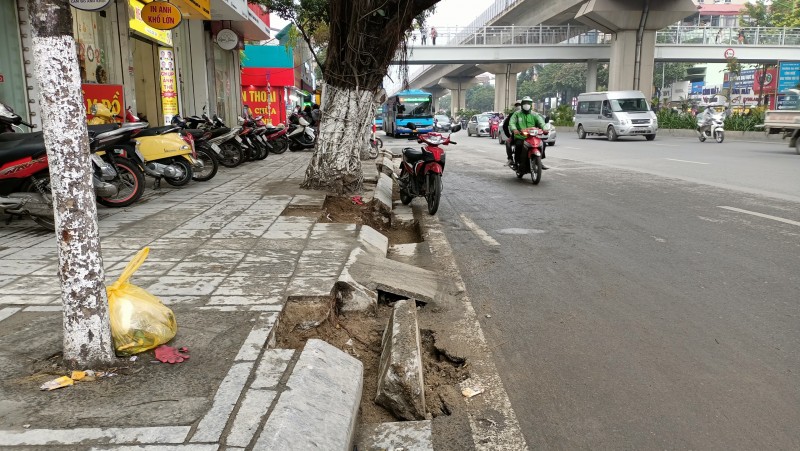 Hà Nội: Đá lát vỉa hè có 