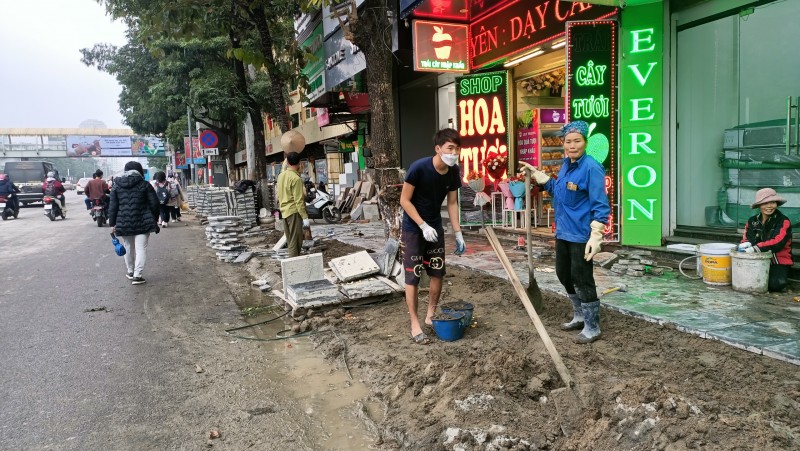 Hà Nội: Đá lát vỉa hè có 