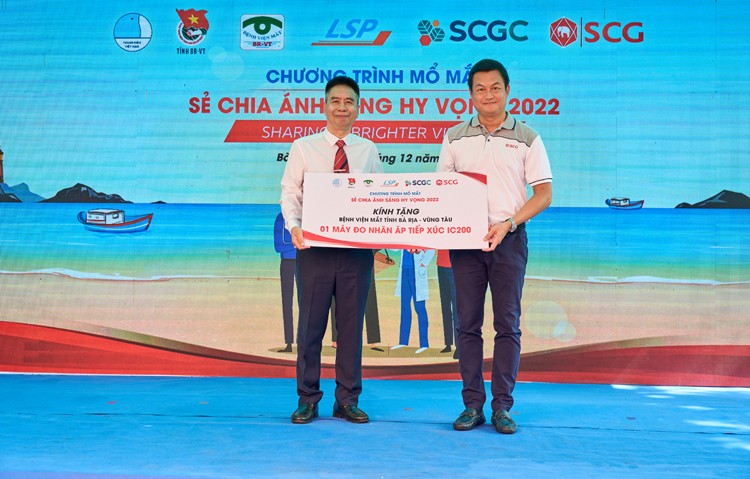 SCG hỗ trợ phẫu thuật đục thủy tinh thể cho bệnh nhân tại Bà Rịa - Vũng Tàu