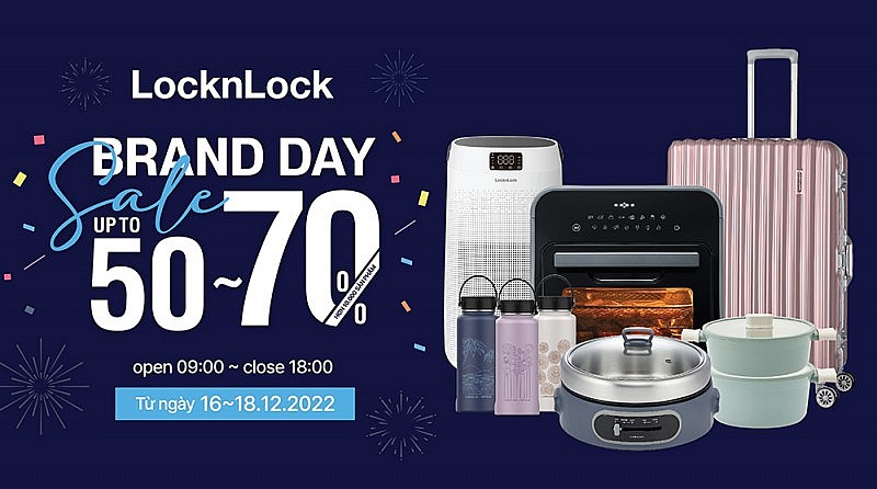 Lock&Lock F2C Long Hậu khuyến mãi siêu hấp dẫn tới 70% nhân mùa Giáng sinh