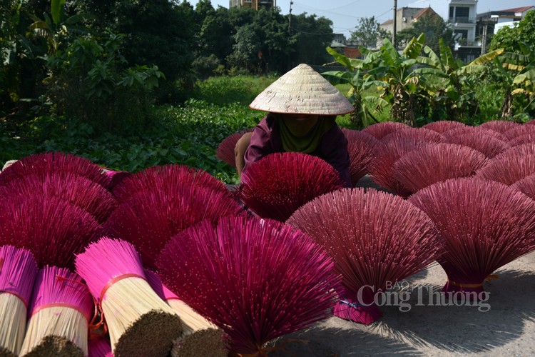 Nhộn nhịp làng hương Quảng Phú Cầu những tháng cuối năm Nhộn nhịp làng hương Quảng Phú Cầu những tháng cuối năm