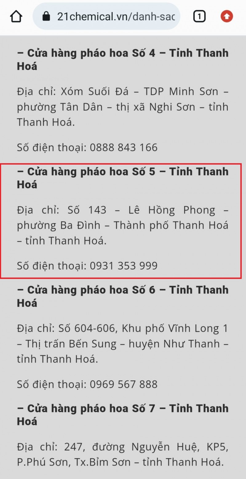 Hàng loạt website có dấu hiệu rao bán trái phép pháo hoa?