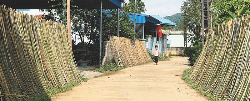 Thái Nguyên: Bảo tồn và phát triển nghề dệt mành cọ ở huyện miền núi