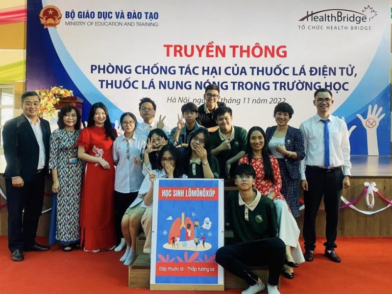 Hà Nội tăng cường tuyên truyền tác hại của thuốc lá trong môi trường học đường