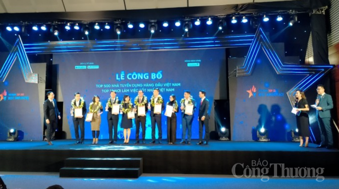 Công bố Top 500 nhà tuyển dụng hàng đầu và 10 nơi làm việc tốt nhất Việt Nam 2022