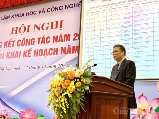 Hơn 2.000 công trình nghiên cứu khoa học được VAST công bố trong năm 2022