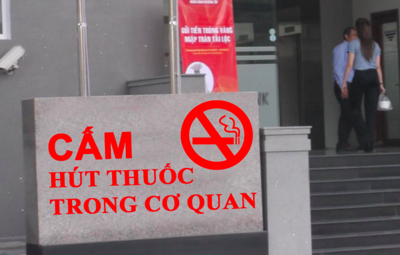 Hiệu quả bước đầu từ nơi làm việc không khói thuốc lá