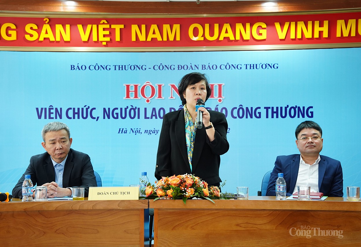 Báo Công Thương tổ chức Hội nghị viên chức, người lao động năm 2022