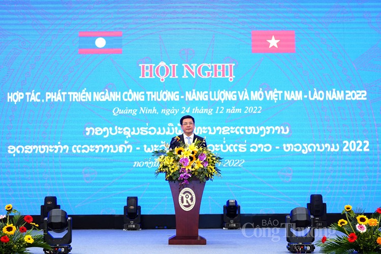 Hội nghị hợp tác phát triển ngành Công Thương- Năng lượng và Mỏ Việt Nam - Lào 2022