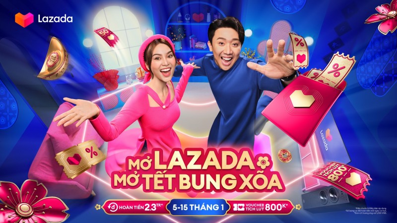 Người tiêu dùng hưởng ưu đãi từ lễ hội mua sắm “Tết sale bung xõa” cùng Lazada