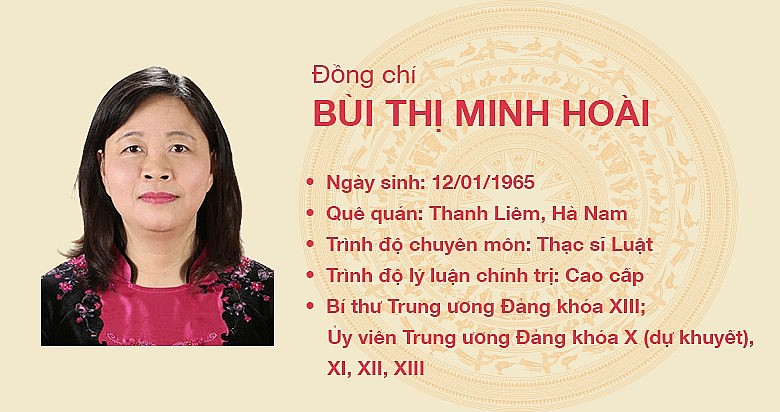 Đồng chí Bùi Thị Minh Hoài