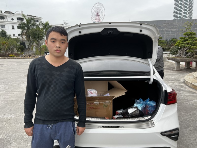 Số pháo hoa bị lực lượng chức năng tỉnh Quảng Ninh phát hiện và thu giữ