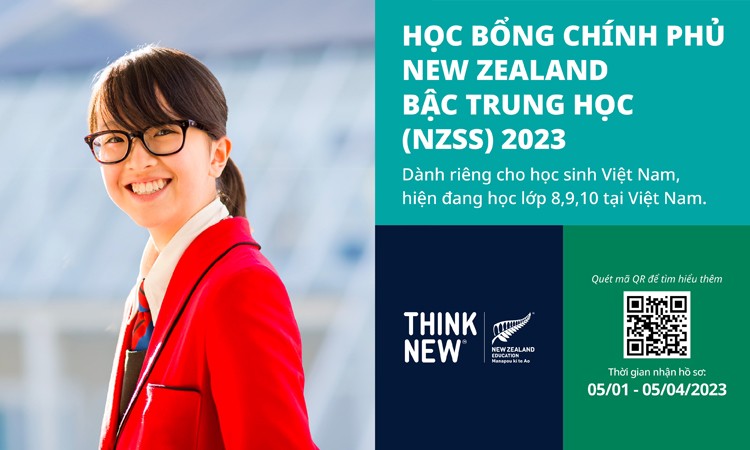 Tái khởi động học bổng chính phủ New Zealand bậc Trung học dành riêng cho học sinh Việt Nam