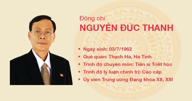 Đồng chí Nguyễn Đức Thanh