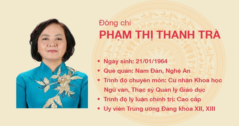 Đồng chí Phạm Thị Thanh Trà