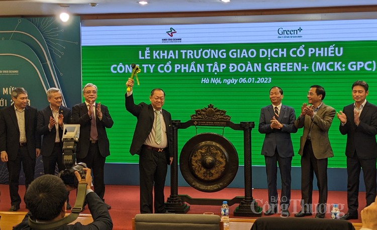 Cổ phiếu GPC của Công ty cổ phần Tập đoàn Green+ lên sàn HNX