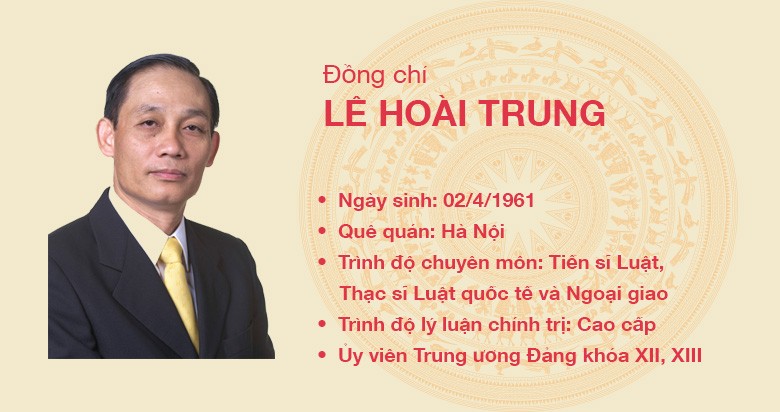 Đồng chí Lê Hoài Trung