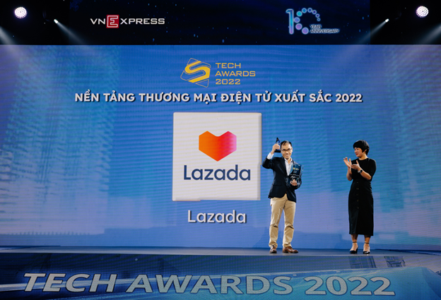 Lazada hai năm liên tiếp được “xướng tên” là nền tảng thương mại điện tử xuất sắc