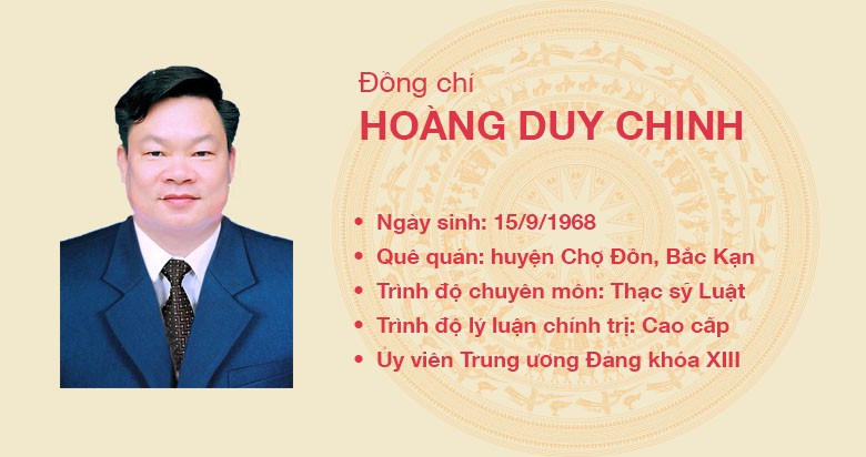 Đồng chí Hoàng Duy Chinh