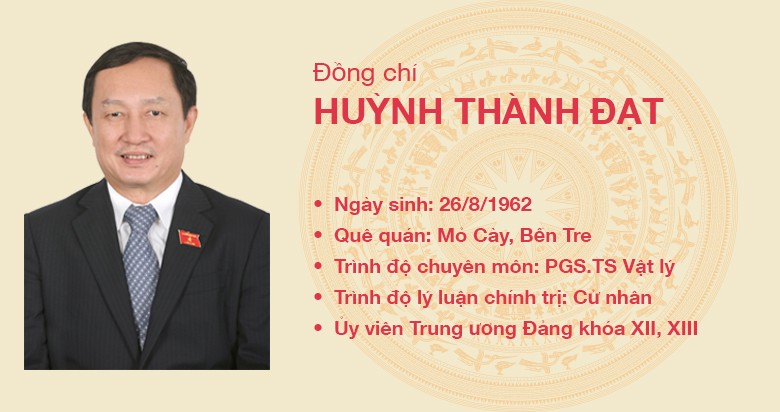 Đồng chí Huỳnh Thành Đạt