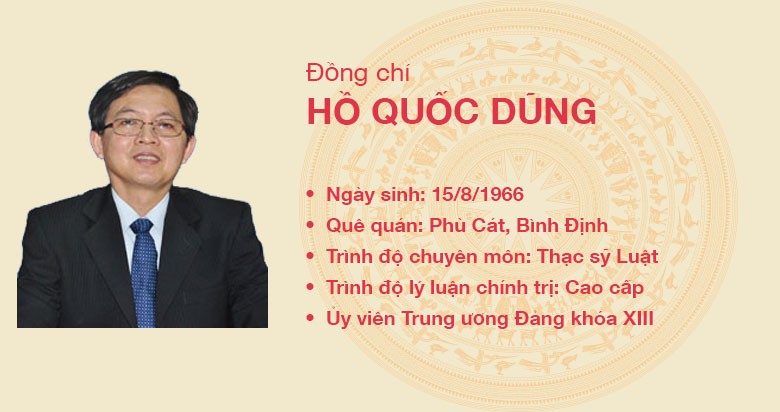 Đồng chí Hồ Quốc Dũng