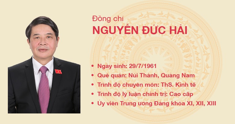 Đồng chí Nguyễn Đức Hải