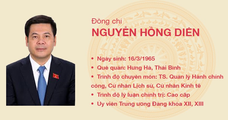 Đồng chí Nguyễn Hồng Diên