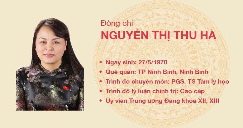 Đồng chí Nguyễn Thị Thu Hà