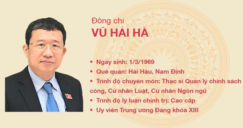 Đồng chí Vũ Hải Hà