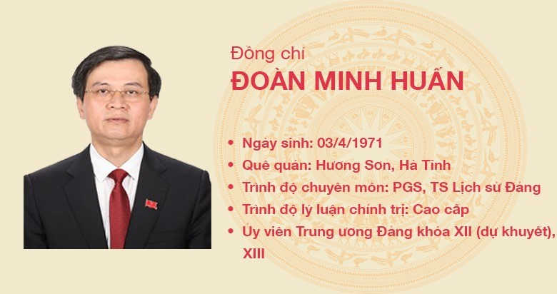 Đồng chí Đoàn Minh Huấn