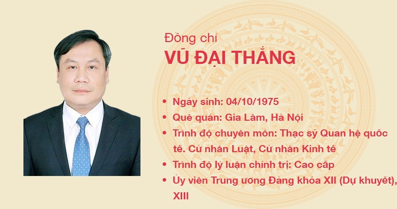 Đồng chí Vũ Đại Thắng