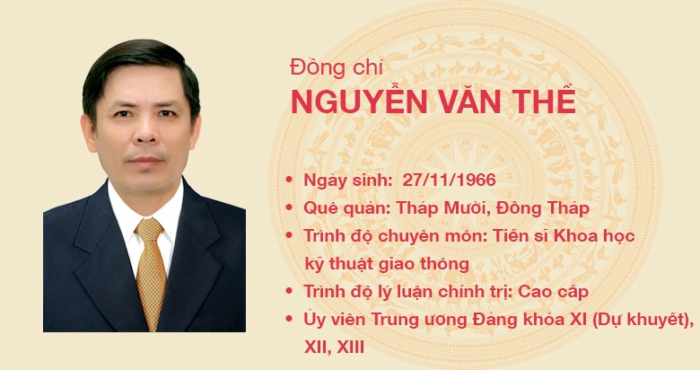 Đồng chí Nguyễn Văn Thể