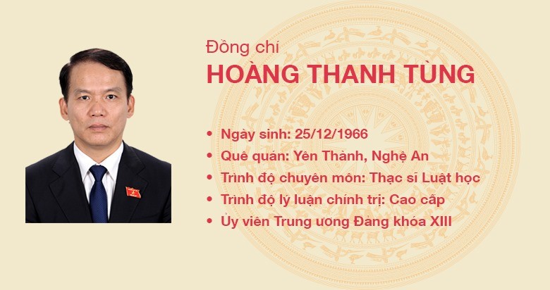 Đồng chí Hoàng Thanh Tùng