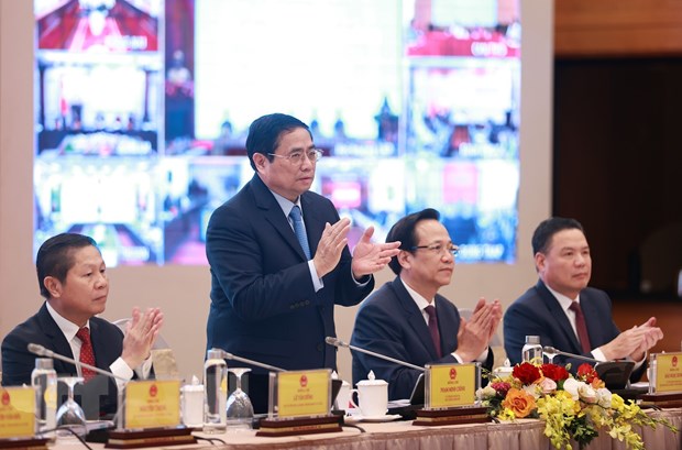 Thu tuong du Hoi nghi trien khai nhiem vu lao dong, nguoi co cong hinh anh 1