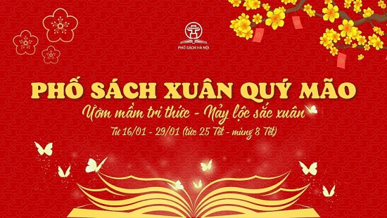 Phố sách Xuân Quý Mão: Điểm đến văn hóa ý nghĩa của nhân dân Thủ đô