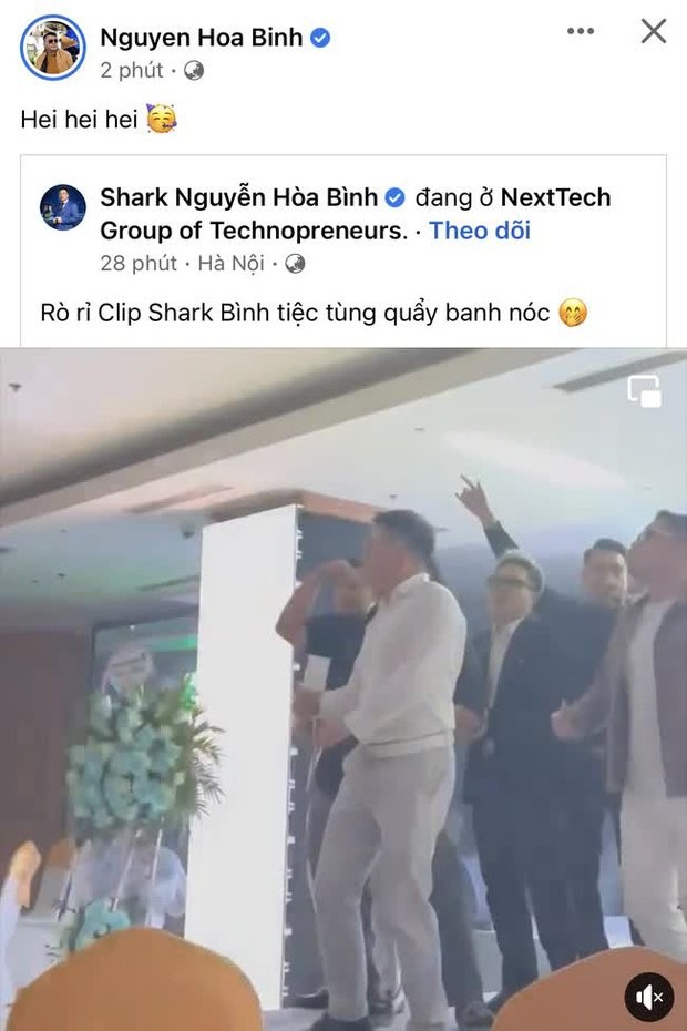 Lộ clip Shark Bình và Phương Oanh thân mật nhảy cùng nhau trong buổi tiệc cuối năm