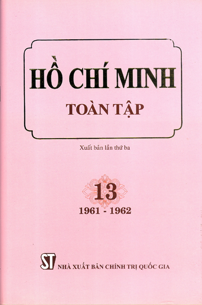 HỒ CHÍ MINH TOÀN TẬP - TẬP 13