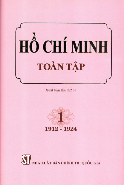 HỒ CHÍ MINH TOÀN TẬP - TẬP 1