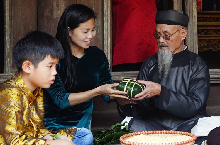 Hương vị bánh chưng ngày Tết