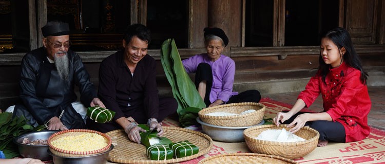 Hương vị bánh chưng ngày Tết