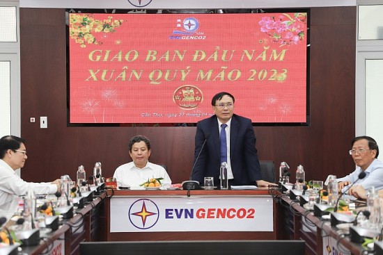 Tổng công ty Phát điện 2 (EVNGENCO2): Sôi nổi khí thế ngày làm việc đầu tiên năm 2023