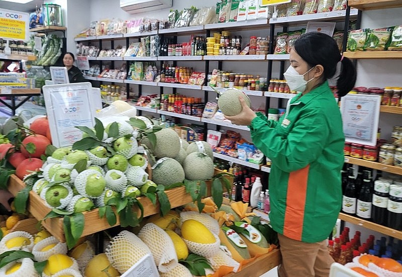 Hà Nội cấp biển nhận diện an toàn cho toàn bộ cửa hàng kinh doanh trái cây