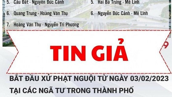 Hải Phòng: Một doanh nghiệp bị xử phạt 10 triệu đồng vì đăng tin sai sự thật