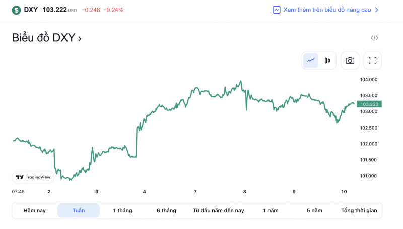 Tỷ giá USD hôm nay 10/2: Tiếp tục dao động ở mức 103 điểm