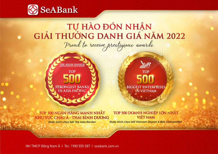 SeABank được vinh danh trong nhiều bảng xếp hạng uy tín tại Việt Nam và khu vực