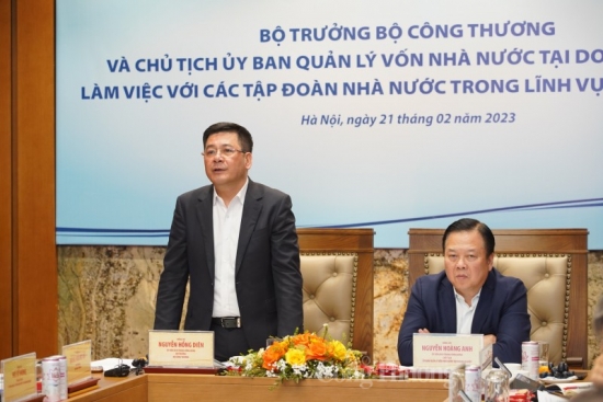 Bộ Công Thương và Ủy ban Quản lý vốn Nhà nước tại DN làm việc với 3 Tập đoàn năng lượng