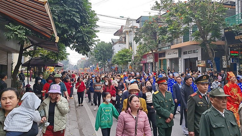 Tỉnh Quảng Ninh: Hàng vạn người tham gia Khai hội Đền Cửa Ông năm 2023 Tỉnh Quảng Ninh: Hàng vạn người tham gia Khai hội Đền Cửa Ông năm 2023